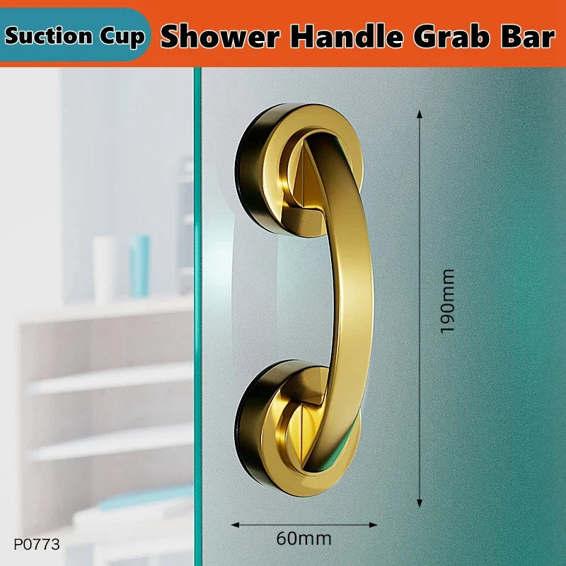 Shower Handle Grab Bars For Bathtubs Showers Suction Grab Bar Bathroom Bathtub Bath Handles Handicap Elderly Seniors Safety Grip