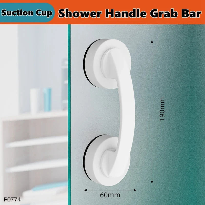 Shower Handle Grab Bars For Bathtubs Showers Suction Grab Bar Bathroom Bathtub Bath Handles Handicap Elderly Seniors Safety Grip