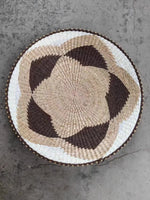 Panier mural tissé bohème