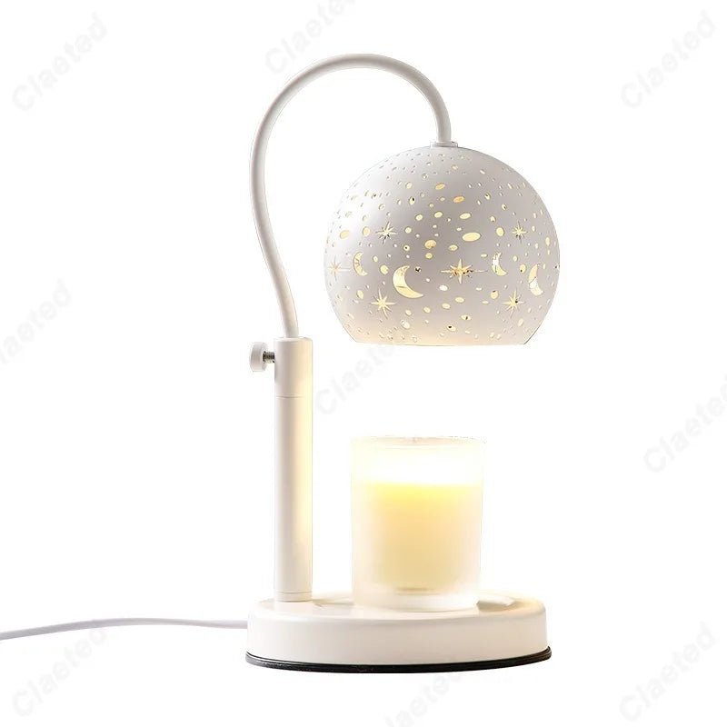 Nebeská lampa na ohřívání svíček s hvězdným svitem