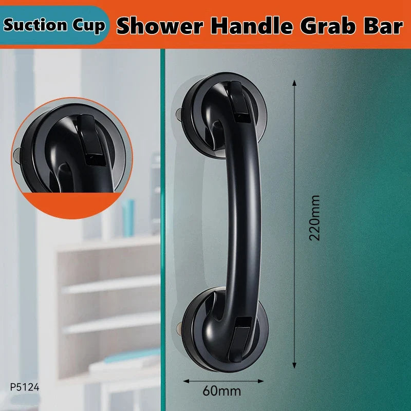 Shower Handle Grab Bars For Bathtubs Showers Suction Grab Bar Bathroom Bathtub Bath Handles Handicap Elderly Seniors Safety Grip