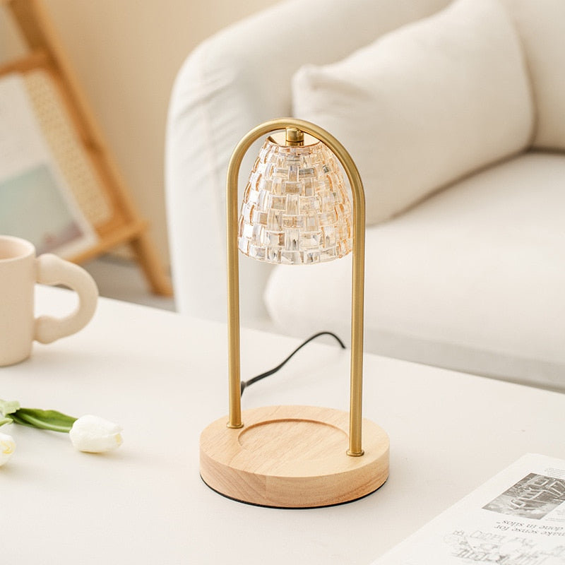 Lampada Scaldacandele Scultorea per un Bagliore d’Ambiente