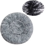 Cuccia rotonda per cani invernale calda, cesta in peluche per cani, cuccia lavabile per animali domestici per cani di taglia piccola, media e grande, divano per gatti