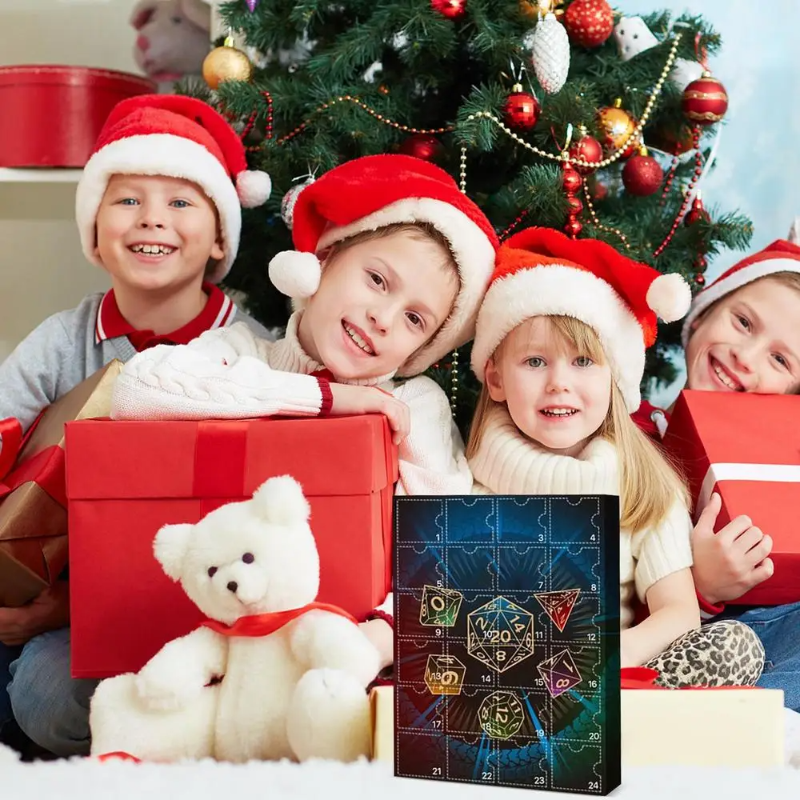 Tableau de l'Avent Dragon avec personnage quotidien