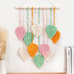 Modern Boho Leaf Macrame Wall Hanging