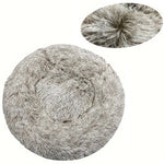 Cuccia rotonda per cani invernale calda, cesta in peluche per cani, cuccia lavabile per animali domestici per cani di taglia piccola, media e grande, divano per gatti