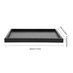 Plateau à thé en bois rectangulaire, bois massif, plateau de service pour thé, café, snacks, repas pour maison, hôtels, restaurants, cantines