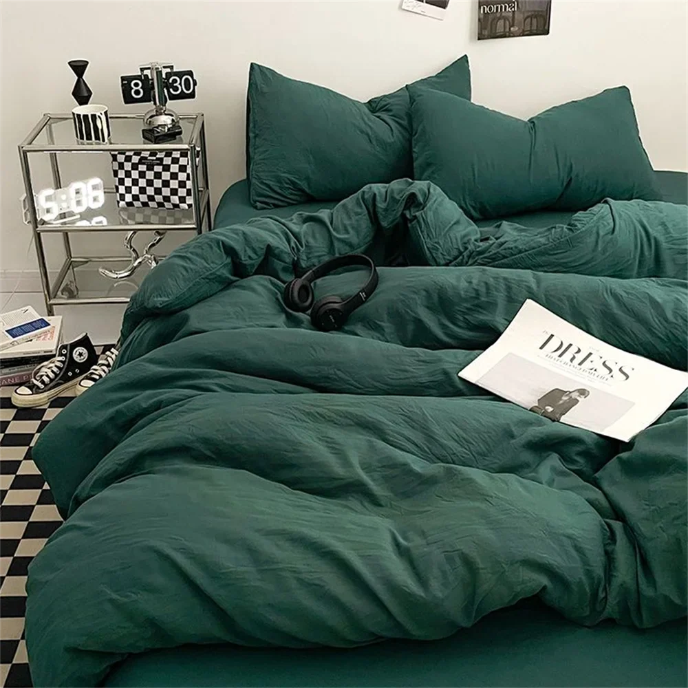 4-Piece Brushed Bedding Set | Soft Duvet Cover & Bed Sheet Set