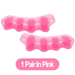 Silicone Toe Separators Correcting Bunions and Restoring Toes Toe Spreaders Toe Straightener for Overlapping Toes Foot Care Tool