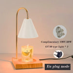 Lampe chauffe-bougie pour une lueur chaleureuse