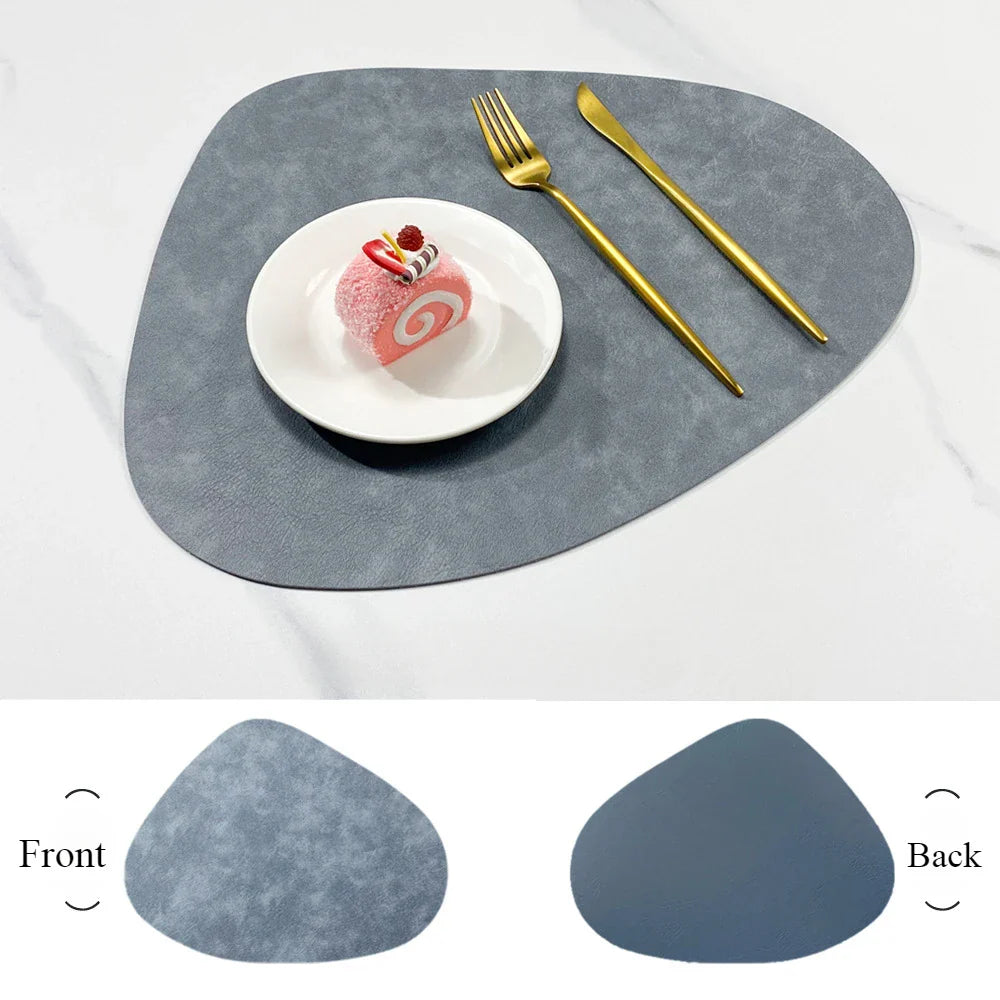 Water Droplet Leather Placemat