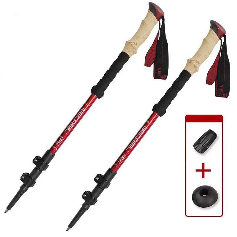 Aluminum Trekking Poles Hiking (2 Pack)
