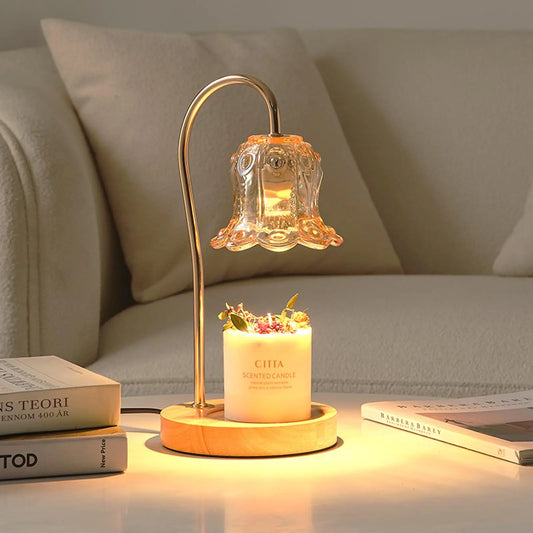 Wachsschmelzer-Kerzenlampe für stimmungsvolles Licht  
