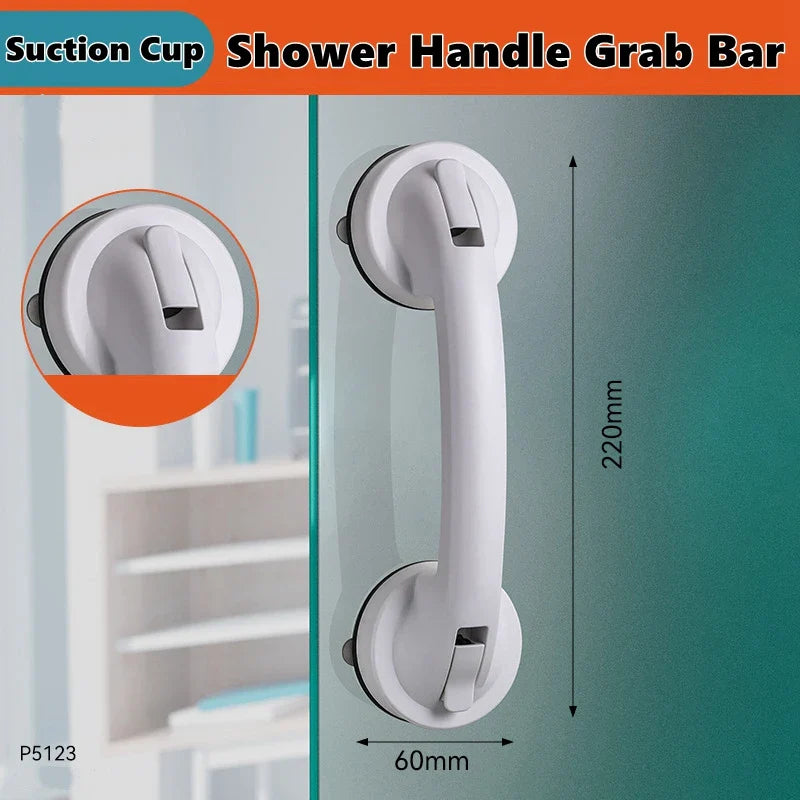 Shower Handle Grab Bars For Bathtubs Showers Suction Grab Bar Bathroom Bathtub Bath Handles Handicap Elderly Seniors Safety Grip