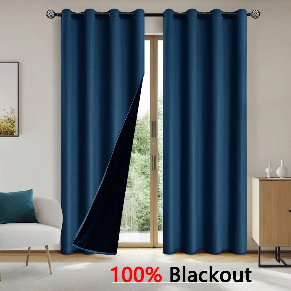 Modern Blackout Curtains for Total Darkness