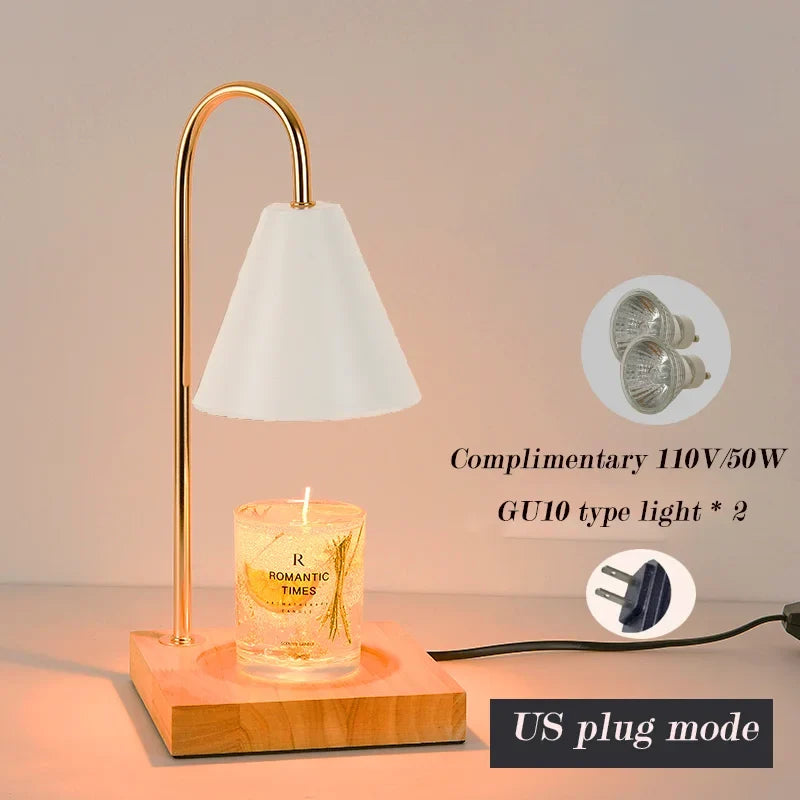 Lampe chauffe-bougie pour une lueur chaleureuse