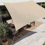 Sombrilla rectangular impermeable para comodidad en todo clima
