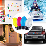 Reflective Holiday Table Lights With Magnetic Glow