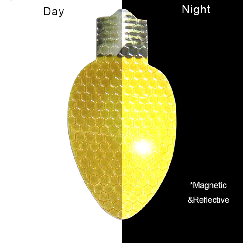 Reflective Holiday Table Lights With Magnetic Glow