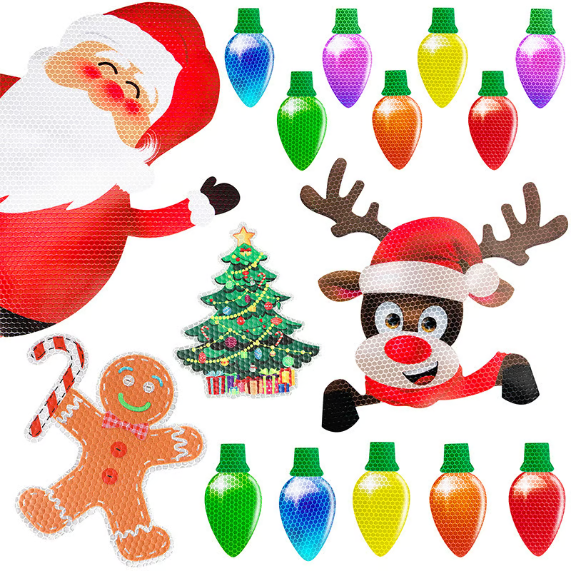 Reflective Holiday Table Lights With Magnetic Glow