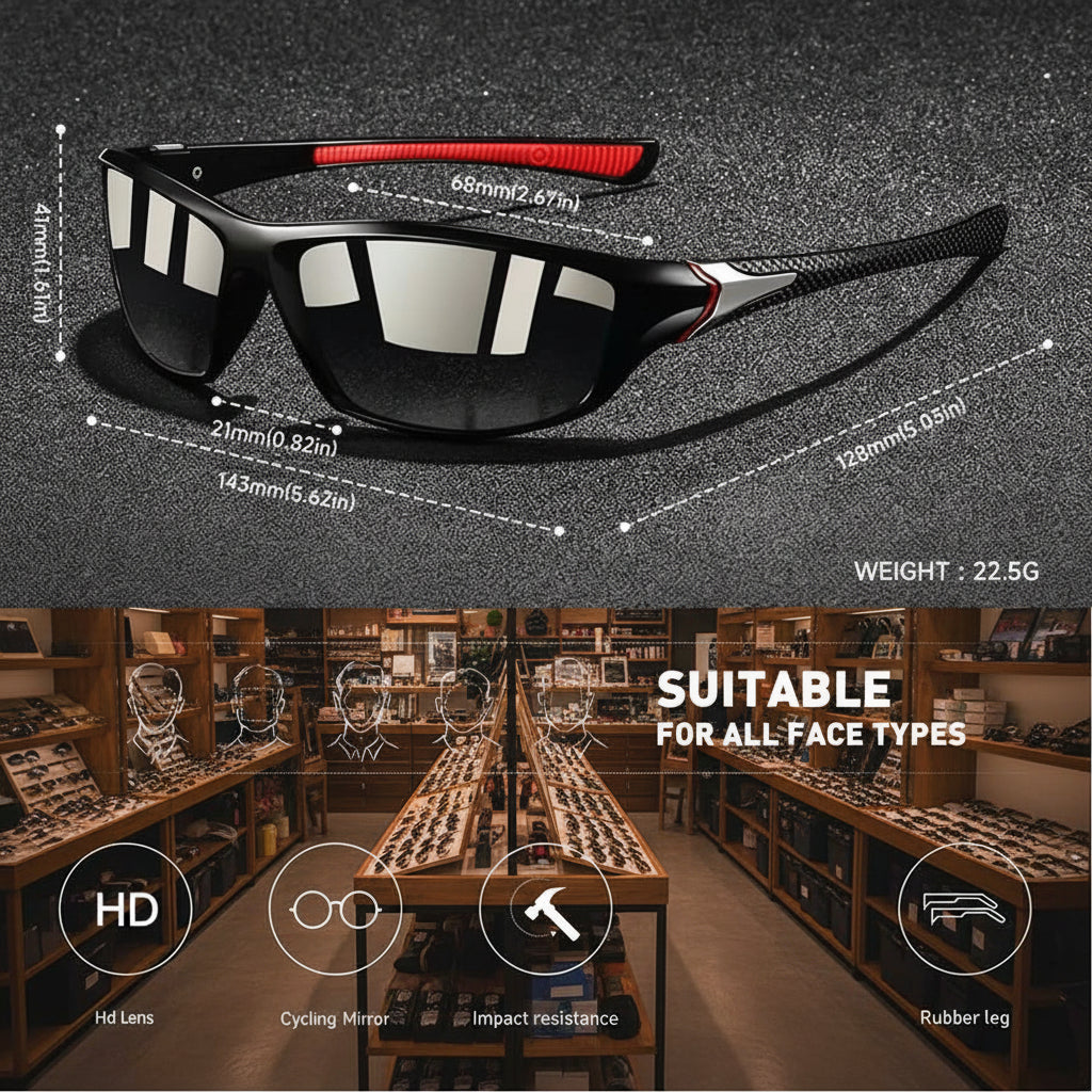Ochelari sport Solarion cu protecție UV polarizată
