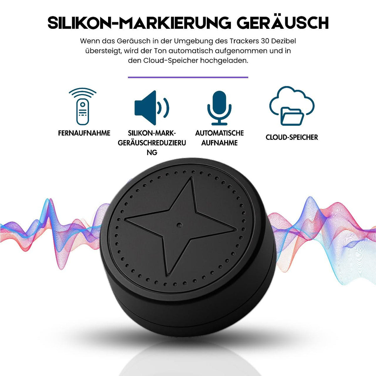 Kompakter GPS-Tracker mit Magnetbefestigung