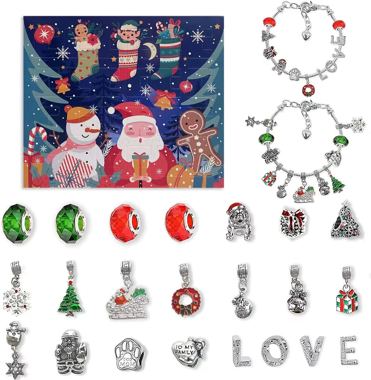 DIY Advent Calendar for Festive Bracelet Making