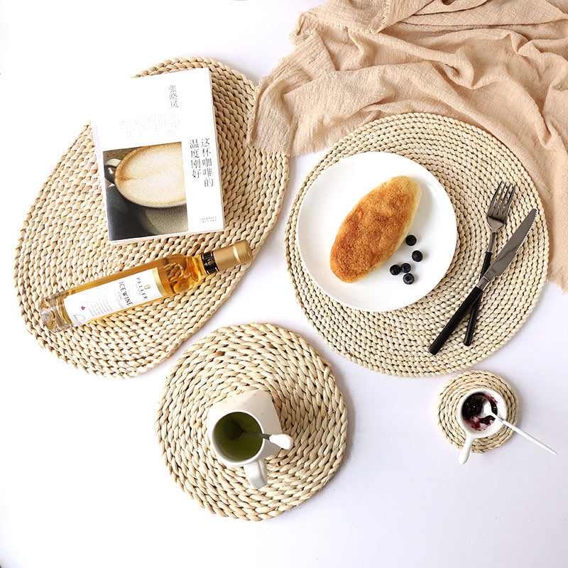 Oval Woven Table Placemats for Artful Dining