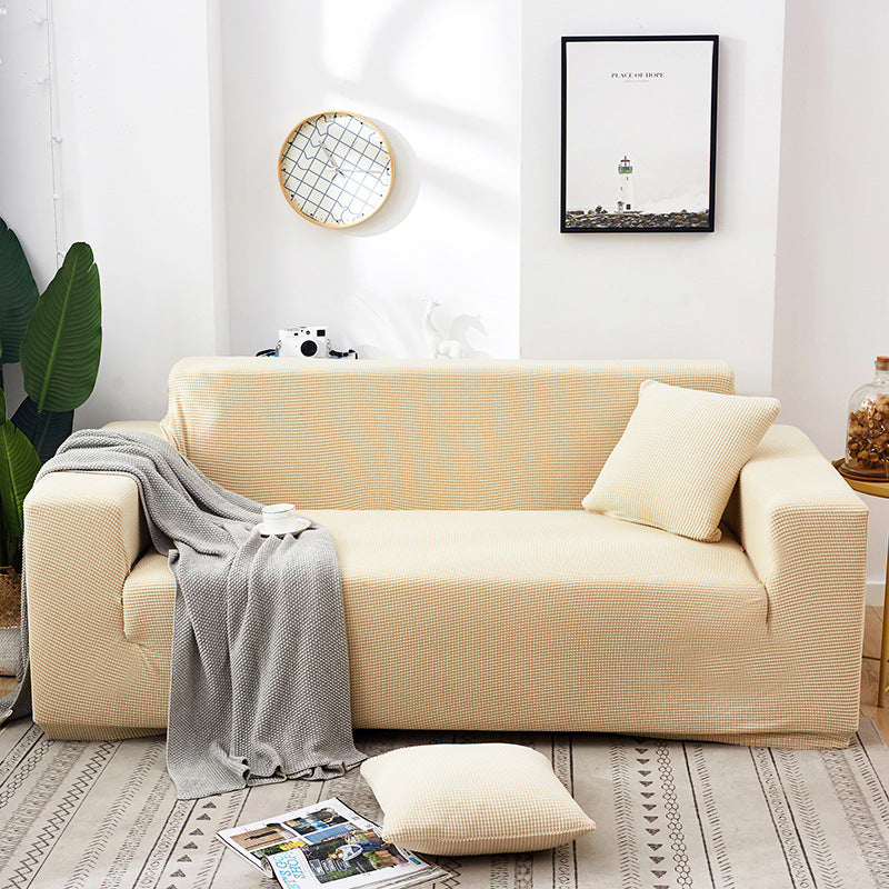 Soft Sofa Cover For An Artful Room Refresh