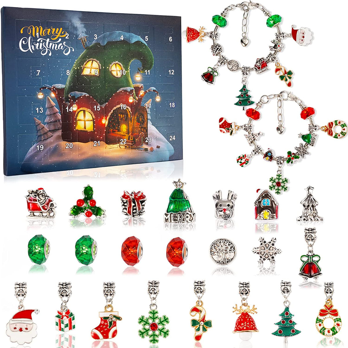 DIY Advent Calendar for Festive Bracelet Making