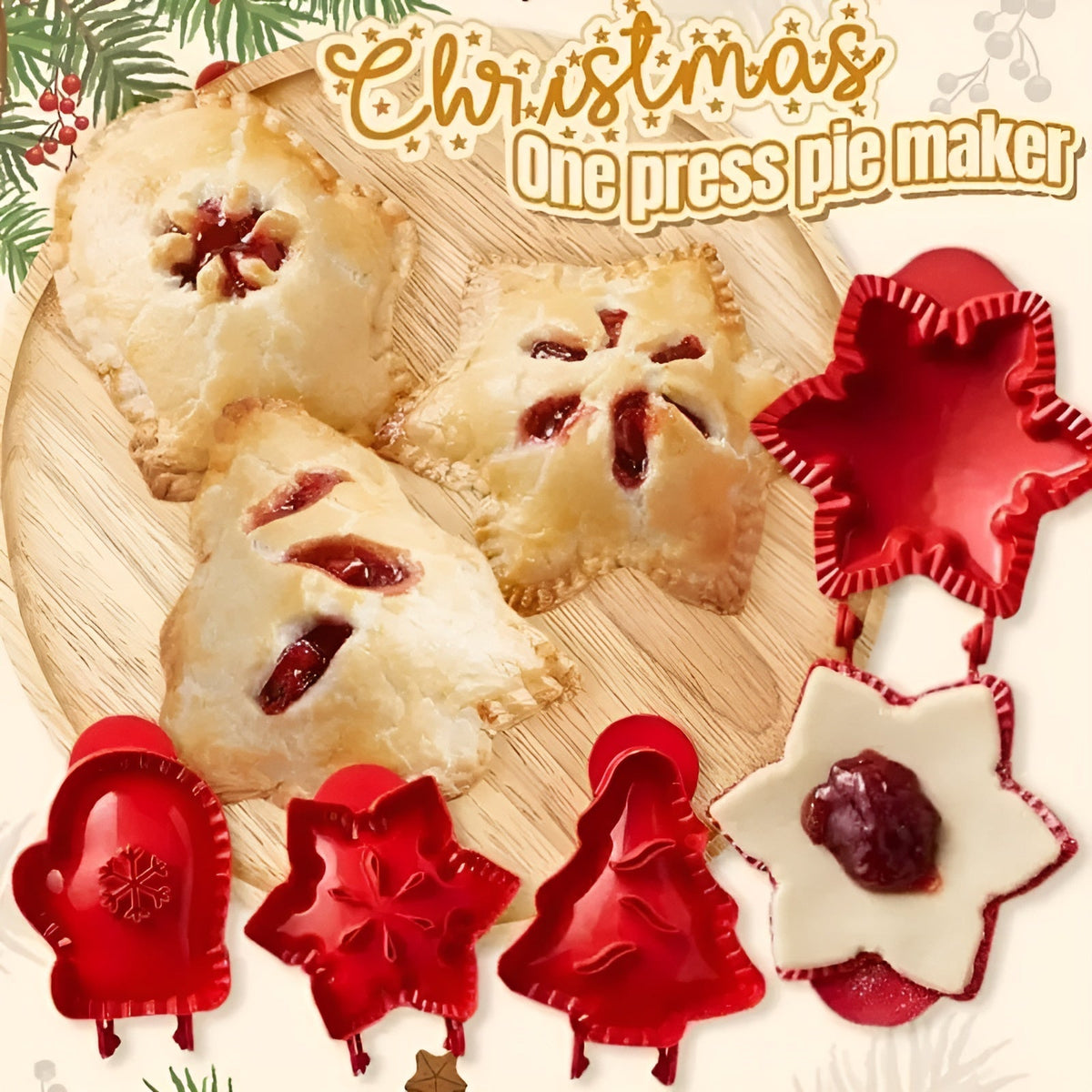 Christmas Hand Pie Maker For Festive Pastries