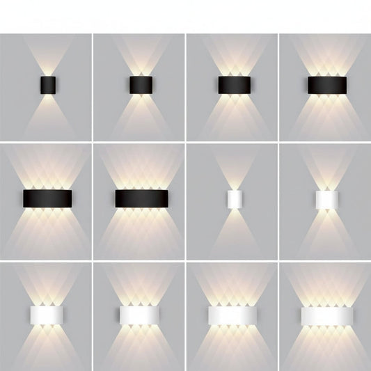 Skulpturale Außenbeleuchtung für elegante Atmosphäre