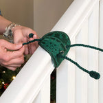 Adjustable Garland Hanger for Elegant Stair Decor