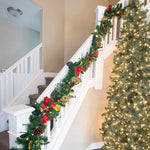 Adjustable Garland Hanger for Elegant Stair Decor