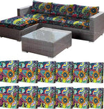 Fundas impermeables para cojines de patio para encanto exterior