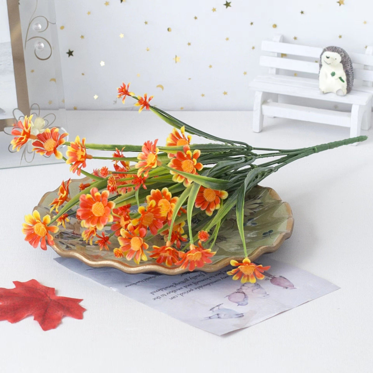 Artificial Flowering Plants With Lasting Color