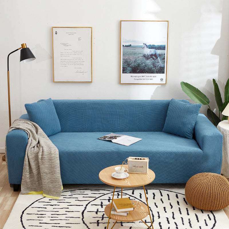 Soft Sofa Cover For An Artful Room Refresh