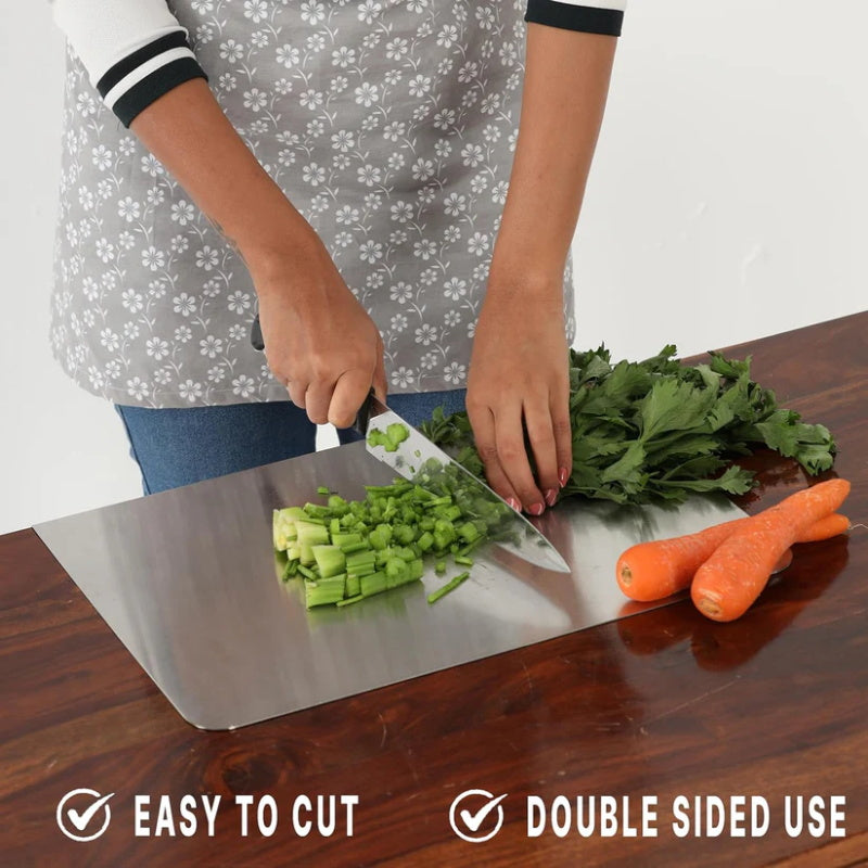 Stainless Steel Cutting Board For Sleek Prep
