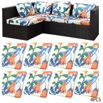 Fundas impermeables para cojines de patio para encanto exterior
