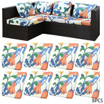 Fundas impermeables para cojines de patio para encanto exterior