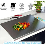 Stainless Steel Cutting Board For Sleek Prep