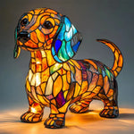 Tischlampe Buntglas Tier Dekorative Nachtlampe