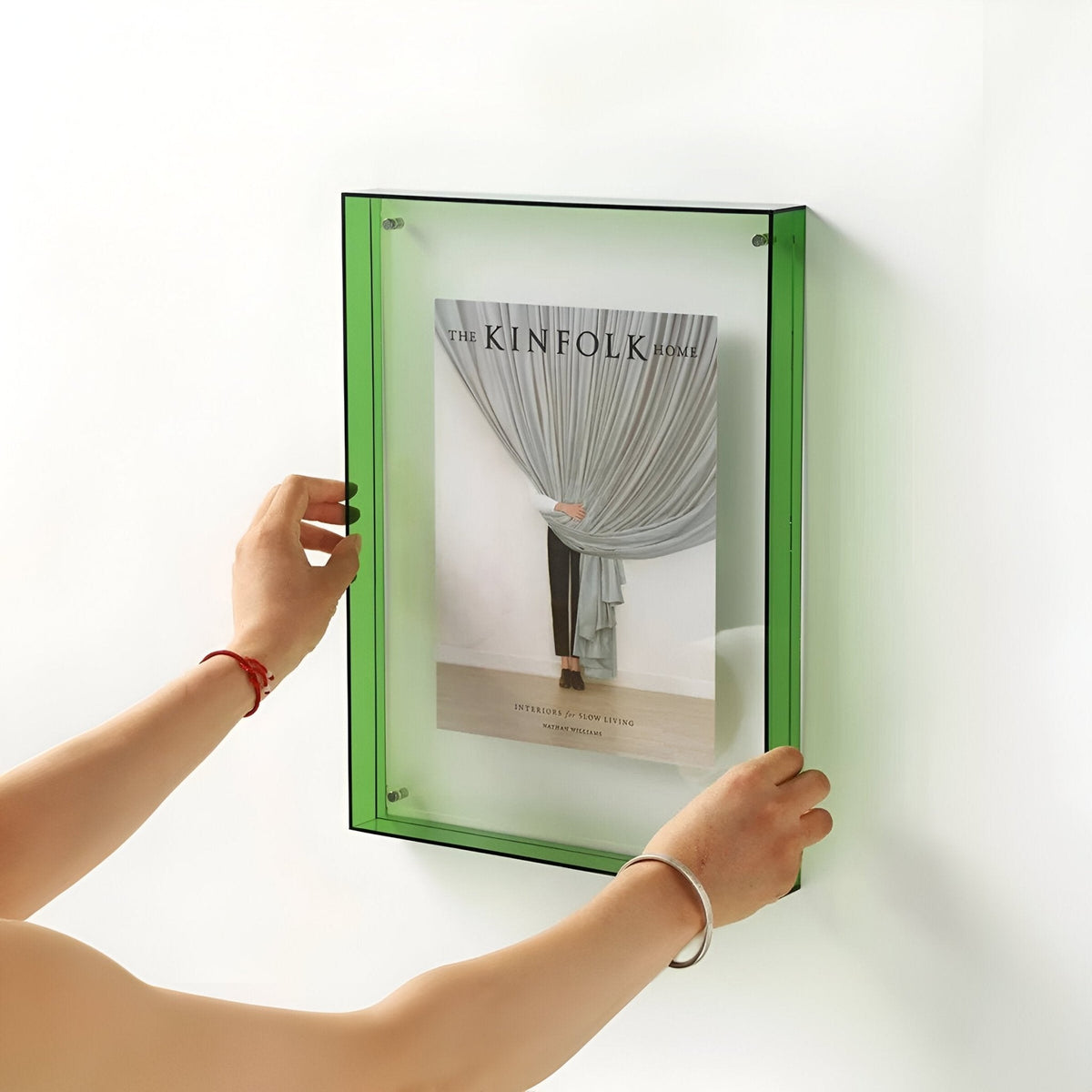Transparenter Fotorahmen für moderne Präsentation
