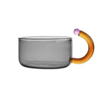 Juego de tetera de vidrio translúcido para té elegante