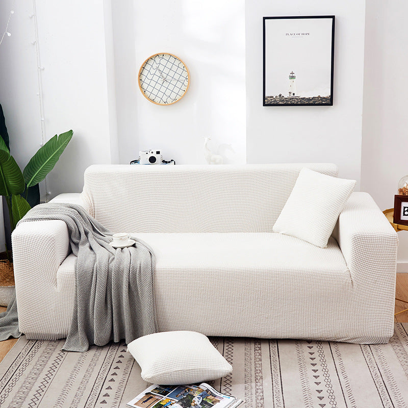 Soft Sofa Cover For An Artful Room Refresh