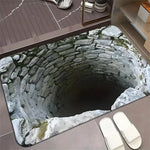 Paillasson Abysse sans fin avec illusion 3D