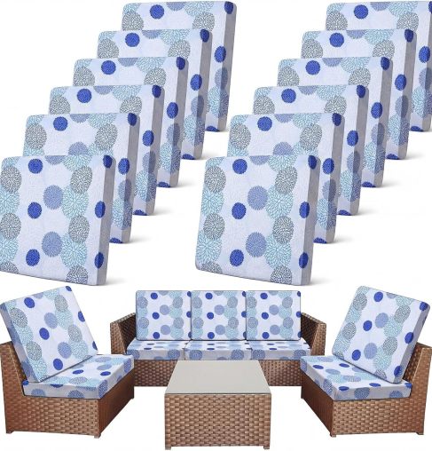 Fundas impermeables para cojines de patio para encanto exterior