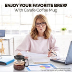 Tazza in vetro pour-over per rituali del caffè