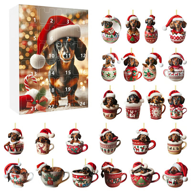 Dachshund Advent Calendar For Festive Charm