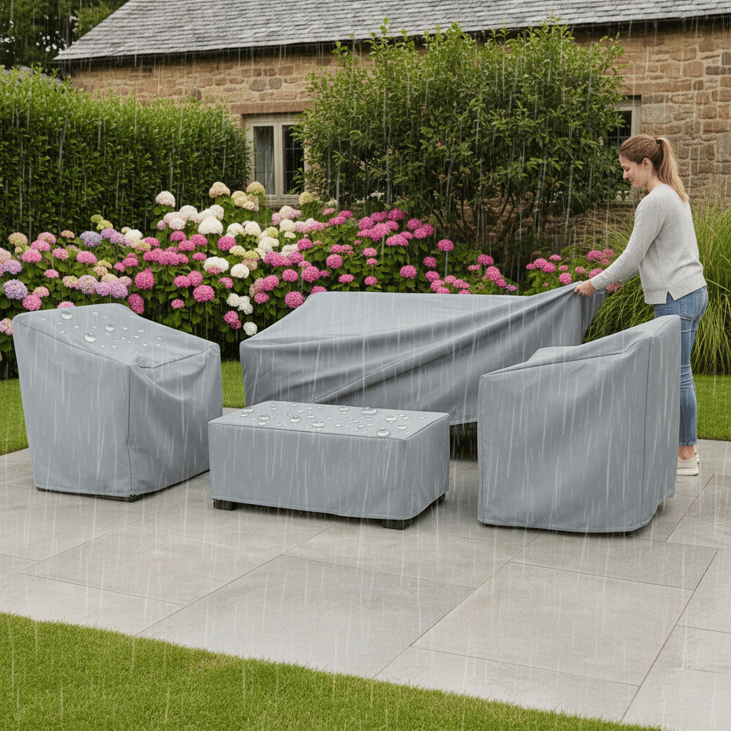 Husă pentru mobilier de exterior pentru protecție pe tot parcursul anului